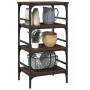 Carrito de cocina madera ingeniería marrón roble 45x35x89,5 cm de , Carros de cocina y comedor - Ref: Foro24-842330, Precio: ...