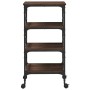 Oak brown engineered wood kitchen cart 45x35x89.5 cm by , Kitchen and dining carts - Ref: Foro24-842330, Price: 57,75 €, Disc...