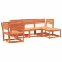 Gartenmöbel-Set 5-teilig, massives Kiefernholz, wachsbraun von , Gartensets - Ref: Foro24-3216917, Preis: 473,53 €, Rabatt: %