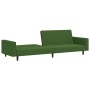 Dunkelgrünes 2-Sitzer-Schlafsofa aus Samt von , Sofas - Ref: Foro24-375939, Preis: 267,11 €, Rabatt: %