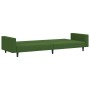 Dunkelgrünes 2-Sitzer-Schlafsofa aus Samt von , Sofas - Ref: Foro24-375939, Preis: 267,11 €, Rabatt: %