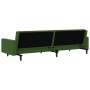 Dunkelgrünes 2-Sitzer-Schlafsofa aus Samt von , Sofas - Ref: Foro24-375939, Preis: 267,11 €, Rabatt: %