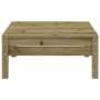 3-seater garden sofa with footrest in impregnated pine wood by , Modular outdoor sofas - Ref: Foro24-838060, Price: 184,13 €,...