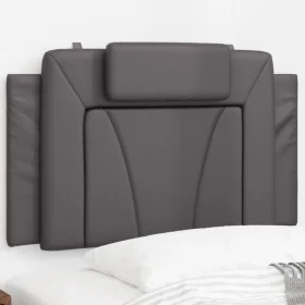 Gepolstertes Bettkopfteil aus grauem Kunstleder, 80 cm von , Kopf- und Fußteile - Ref: Foro24-374763, Preis: 33,35 €, Rabatt: %