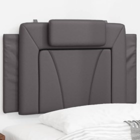 Gray synthetic leather padded bed headboard 80 cm by , Headboards and footboards - Ref: Foro24-374763, Price: 33,81 €, Discou...