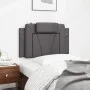 Gray synthetic leather padded bed headboard 80 cm by , Headboards and footboards - Ref: Foro24-374763, Price: 33,31 €, Discou...