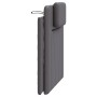 Gepolstertes Bettkopfteil aus grauem Kunstleder, 80 cm von , Kopf- und Fußteile - Ref: Foro24-374763, Preis: 33,81 €, Rabatt: %