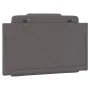 Gray synthetic leather padded bed headboard 80 cm by , Headboards and footboards - Ref: Foro24-374763, Price: 33,31 €, Discou...
