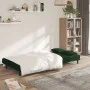 2-Sitzer-Schlafsofa mit zwei dunkelgrünen Samtkissen von , Sofas - Ref: Foro24-375809, Preis: 246,10 €, Rabatt: %