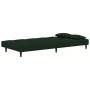 2-Sitzer-Schlafsofa mit zwei dunkelgrünen Samtkissen von , Sofas - Ref: Foro24-375809, Preis: 246,10 €, Rabatt: %