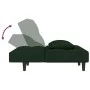 2-Sitzer-Schlafsofa mit zwei dunkelgrünen Samtkissen von , Sofas - Ref: Foro24-375809, Preis: 246,10 €, Rabatt: %