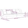 2-Sitzer-Schlafsofa mit zwei dunkelgrünen Samtkissen von , Sofas - Ref: Foro24-375809, Preis: 246,10 €, Rabatt: %