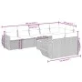 9-teiliges Gartensofa-Set mit beigen synthetischen Rattankissen von , Gartensets - Ref: Foro24-3257423, Preis: 712,91 €, Raba...