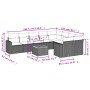 Gartensofa-Set mit beigen Kissen, 10-teilig, synthetisches Rattan von , Modulare Sofas für den Außenbereich - Ref: Foro24-322...