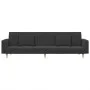 2-seater sofa bed with two pillows in dark gray fabric by , Sofas - Ref: Foro24-375800, Price: 276,51 €, Discount: %