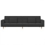 2-Sitzer-Schlafsofa mit zwei Kissen aus dunkelgrauem Stoff von , Sofas - Ref: Foro24-375800, Preis: 261,26 €, Rabatt: %