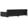 2-Sitzer-Schlafsofa mit zwei Kissen aus dunkelgrauem Stoff von , Sofas - Ref: Foro24-375800, Preis: 261,26 €, Rabatt: %