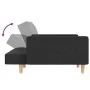 2-seater sofa bed with two pillows in dark gray fabric by , Sofas - Ref: Foro24-375800, Price: 276,51 €, Discount: %