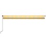 Manuell einziehbare Markise mit gelbem und weißem LED-Licht 600 x 350 m von , Markisen - Ref: Foro24-3069243, Preis: 573,65 €...