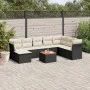 8-teiliges Gartensofa-Set und schwarze synthetische Rattankissen von , Gartensets - Ref: Foro24-3223781, Preis: 493,24 €, Rab...
