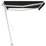 Automatische Markise LED-Windsensor Anthrazitgrau 400x350 cm von , Markisen - Ref: Foro24-3069634, Preis: 720,00 €, Rabatt: %