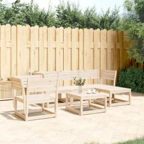 Gartensofa-Set 5-teilig aus massivem Kiefernholz von , Gartensets - Ref: Foro24-3216915, Preis: 354,65 €, Rabatt: %