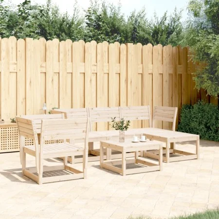 Gartensofa-Set 5-teilig aus massivem Kiefernholz von , Gartensets - Ref: Foro24-3216915, Preis: 354,65 €, Rabatt: %