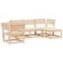 Gartensofa-Set 5-teilig aus massivem Kiefernholz von , Gartensets - Ref: Foro24-3216915, Preis: 354,65 €, Rabatt: %