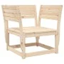 Gartensofa-Set 5-teilig aus massivem Kiefernholz von , Gartensets - Ref: Foro24-3216915, Preis: 354,65 €, Rabatt: %