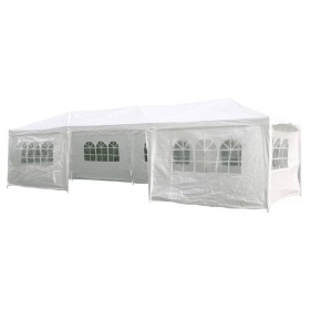 HI Partyzelt mit Seitenwänden weiß 3x9 m von HI, Zelte und Pavillons - Ref: Foro24-429135, Preis: 192,03 €, Rabatt: %