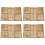 Baldosas de porche 24 unidades madera marrón 50x50 cm de , Suelos y moquetas - Ref: Foro24-276436, Precio: 251,24 €, Descuent...