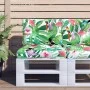 Cushions for pallet sofa 2 pieces multicolored fabric by , Cushions for chairs and sofas - Ref: Foro24-360684, Price: 50,38 €...