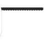 Anthracite gray manual retractable awning 450x300 cm by , Awnings - Ref: Foro24-3051240, Price: 338,01 €, Discount: %