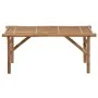 Banco de jardín plegable con cojín bambú 118 cm de , Bancos de jardín - Ref: Foro24-3063873, Precio: 96,49 €, Descuento: %