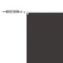 Toldo vertical gris antracita 180x1200 cm tela oxford