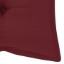 Klappbare Gartenbank mit Bambuskissen 118 cm von , Gartenbänke - Ref: Foro24-3063873, Preis: 91,49 €, Rabatt: %