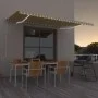 Toldo automático LED sensor de viento amarillo/blanco 500x300cm de , Toldos - Ref: Foro24-3068953, Precio: 646,48 €, Descuent...