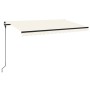 Cream manual retractable awning 450x300 cm by , Awnings - Ref: Foro24-3069117, Price: 386,91 €, Discount: %