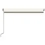 Toldo retráctil manual crema 450x300 cm de , Toldos - Ref: Foro24-3069117, Precio: 345,79 €, Descuento: %