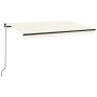 Cream manual retractable awning 450x350 cm by , Awnings - Ref: Foro24-3069197, Price: 432,37 €, Discount: %