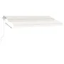 Automatic awning with LED and wind sensor cream 400x350 cm by , Awnings - Ref: Foro24-3069632, Price: 718,95 €, Discount: %
