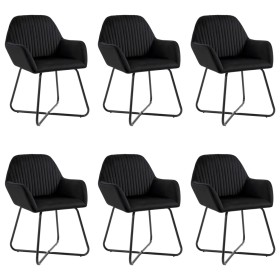 Esstischstuhl, 6 Stück, schwarzer Samt von vidaXL, Essstühle - Ref: Foro24-277012, Preis: 603,79 €, Rabatt: %