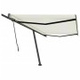 Manuell ausziehbare Fußmarkise, cremefarben, 500 x 300 cm von , Markisen - Ref: Foro24-3069777, Preis: 595,33 €, Rabatt: %