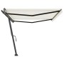 Manuell ausziehbare Fußmarkise, cremefarben, 500 x 300 cm von , Markisen - Ref: Foro24-3069777, Preis: 595,33 €, Rabatt: %