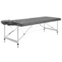 Camilla masaje 4 zonas estructura aluminio antracita 186x68 cm de vidaXL, Mesas de masaje - Ref: Foro24-110176, Precio: 176,8...