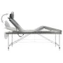Massage table 4 zones anthracite aluminum structure 186x68 cm by vidaXL, massage tables - Ref: Foro24-110176, Price: 176,82 €...