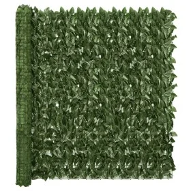 Balcony awning with dark green leaves 400x150 cm by , Umbrellas - Ref: Foro24-315492, Price: 69,55 €, Discount: %