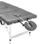 Massageliege 4 Zonen anthrazitfarbene Aluminiumstruktur 186x68 cm von vidaXL, Massageliegen - Ref: Foro24-110176, Preis: 176,...