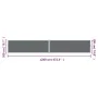 Anthrazit ausziehbare Seitenmarkise 200x1200 cm von , Sonnenschirme - Ref: Foro24-318080, Preis: 172,68 €, Rabatt: %