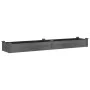 Flowerbed planter with gray fir wood lining 240x45x25 cm by , Pots and planters - Ref: Foro24-364297, Price: 93,17 €, Discoun...